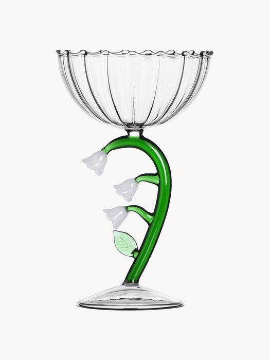 Botanica Handmade Borosilicate Champagne Coupe