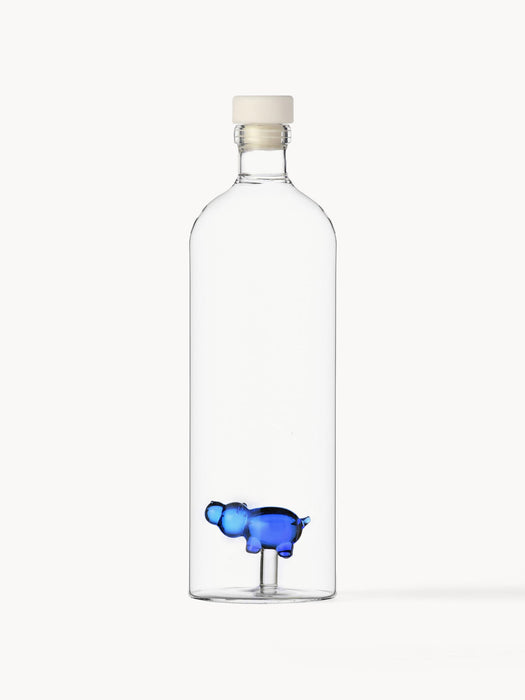 Hippo Handmade Borosilicate Carafe, 1.1 L