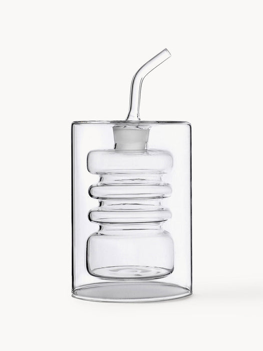 Rings Handmade Borosilicate Vinegar and Oil Bottle