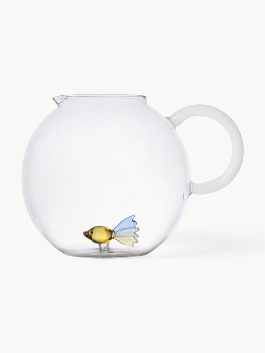 Animal Farm Handmade Borosilicate Jug, 2.4 L