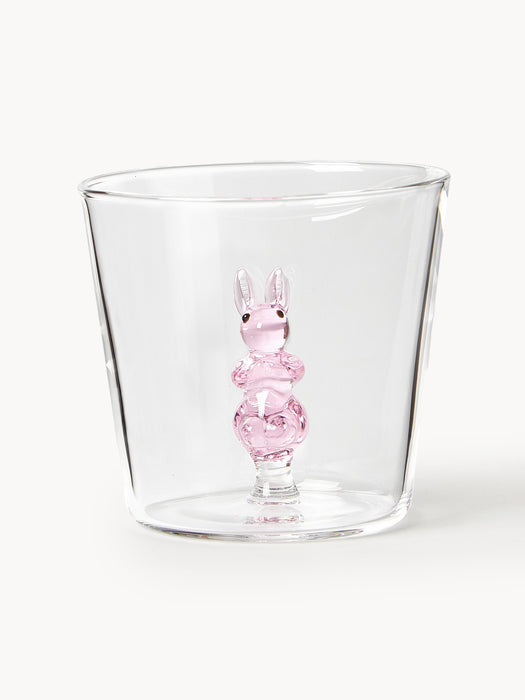 Handmade Borosilicate Tumblers Animal Farm Set of 6