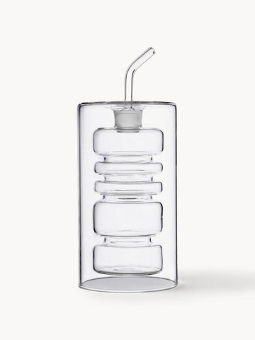 Rings Handmade Borosilicate Vinegar and Oil Bottle