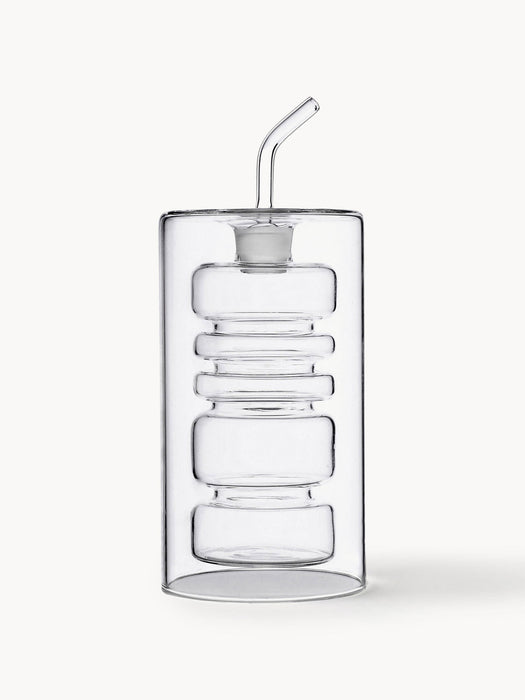 Rings Handmade Borosilicate Vinegar and Oil Bottle