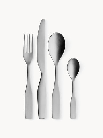 Citterio Brushed Cutlery Set, 4 people, Set of 16