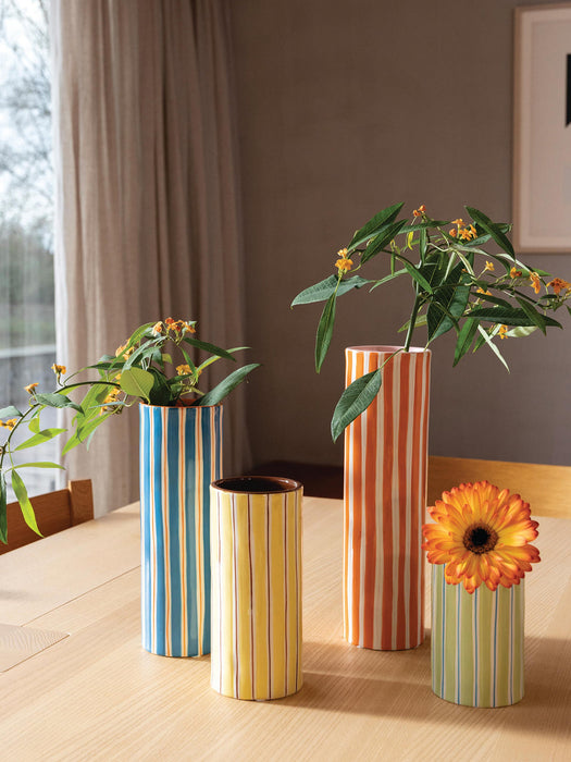 Hand-Painted Porcelain Vase Ray, H 24 cm