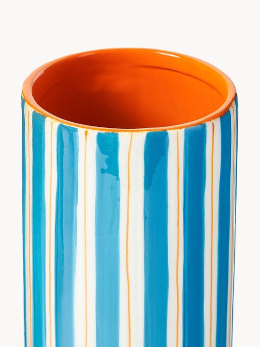 Hand-Painted Porcelain Vase Ray, H 24 cm