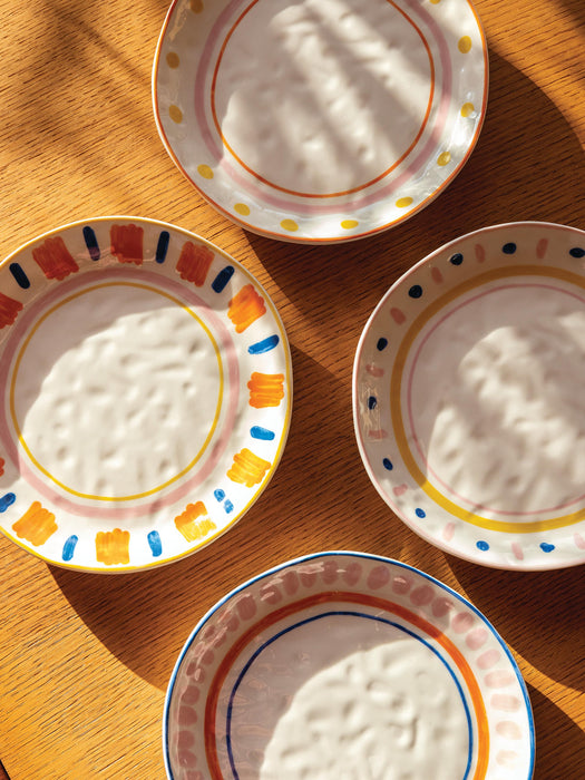 Porcelain Breakfast Plates Boavista Set of 4