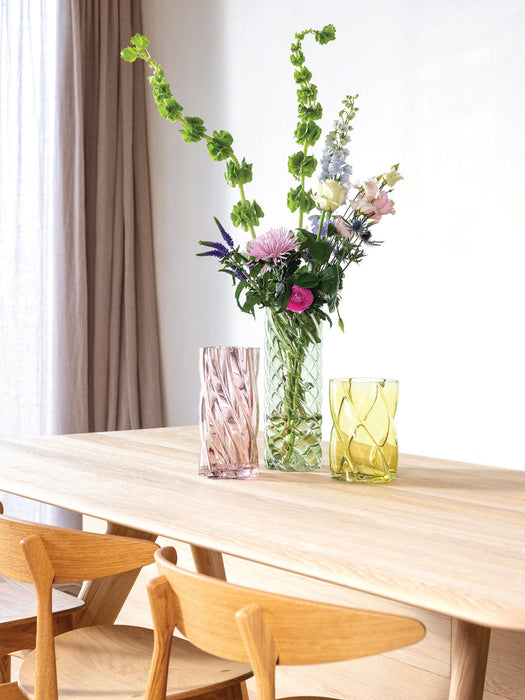 Glass Vase Marshmallow H 25 cm