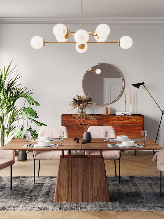 Wooden Extendable Dining Table Benvenuto, 200 - 250 x 110 cm