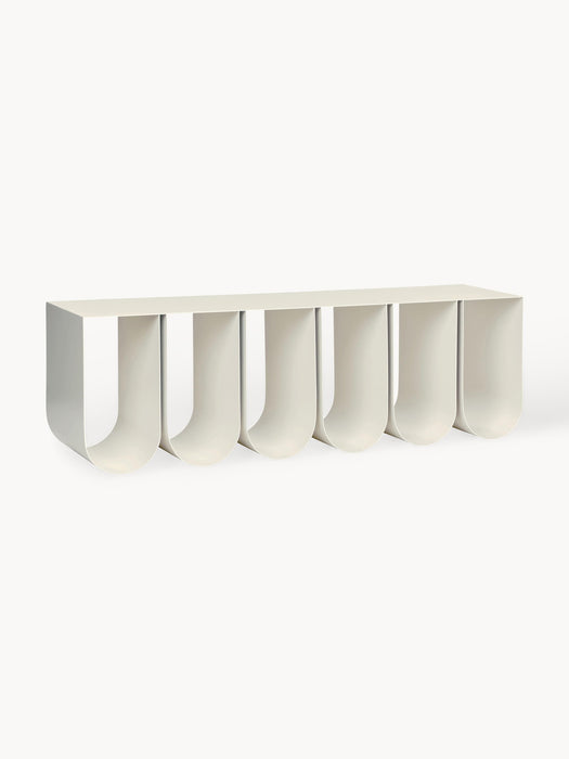 Metal Wall-Mounted Shelf Curved