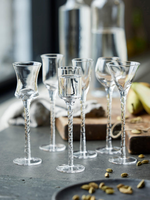 Mouth-Blown Schnapps Glasses Rom Set of 6