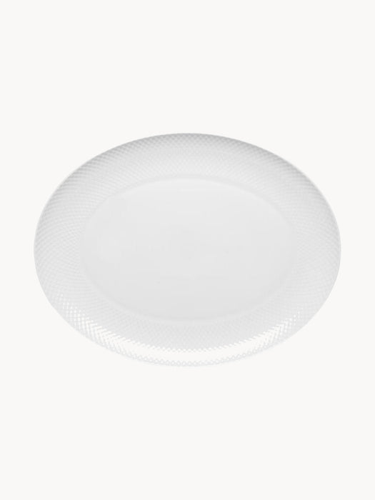 Porcelain Tealight Holder Tura with Ribbed Surface