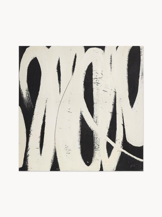 Hand-Painted Canvas Art Spinning Around