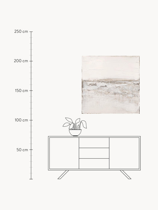 Hand-Painted Canvas Art Sandy