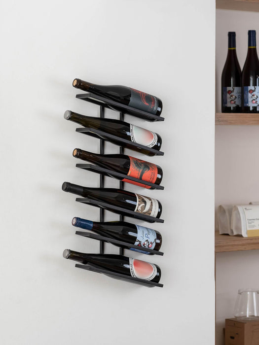 Wall-Mounted Wine Rack Vinia for 6 Bottles
