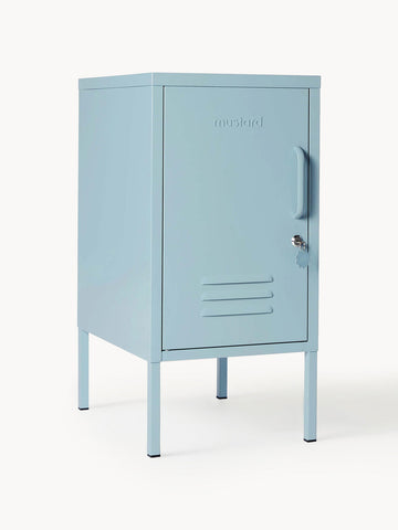 Metal Bedside Table The Shorty, Left- or Right-Hinged Options
