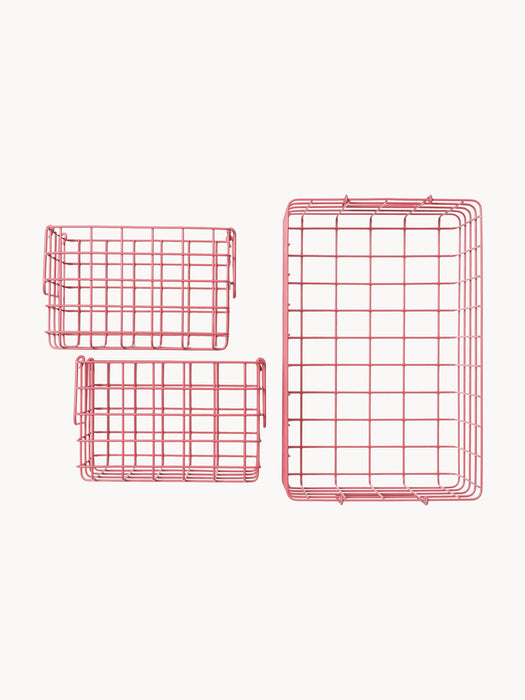 Metal Storage Baskets The Baskets Set of 3