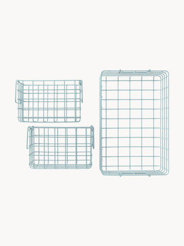 Metal Storage Baskets The Baskets, Set of 3