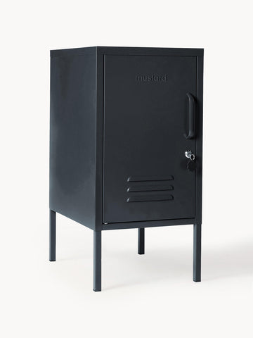 Metal Bedside Table The Shorty, Left- or Right-Hinged Options
