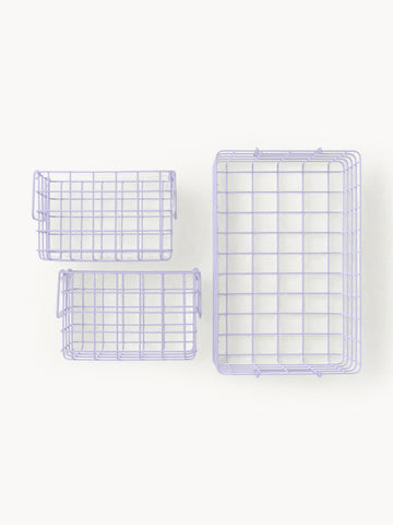 Metal Storage Baskets The Baskets, Set of 3