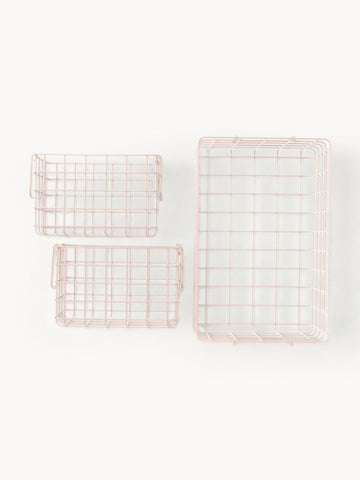 Metal Storage Baskets The Baskets, Set of 3