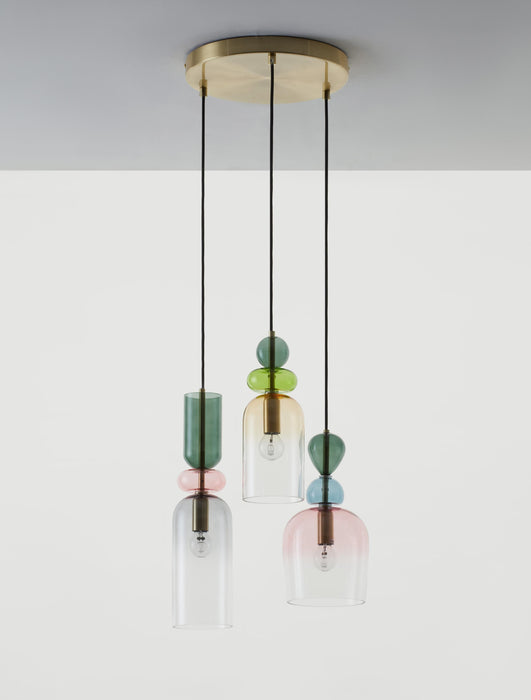 Cluster Pendant Light Murano