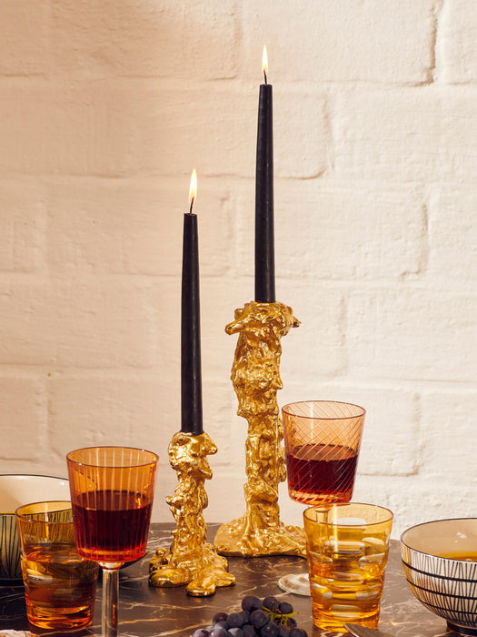 Drip Metal Candle Holder