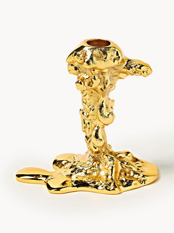 Drip Metal Candle Holder