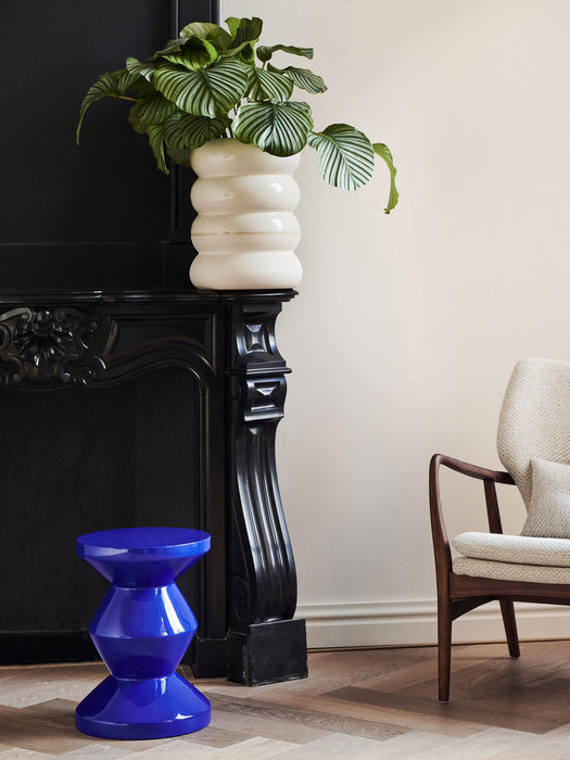 Zig Zag Round Side Table