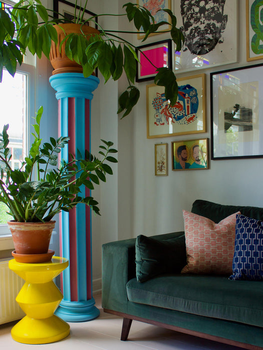 Zig Zag Round Side Table