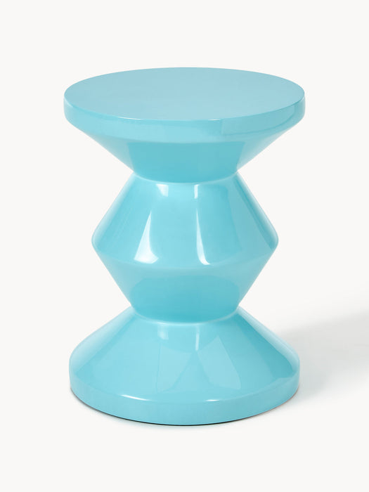 Zig Zag Round Side Table