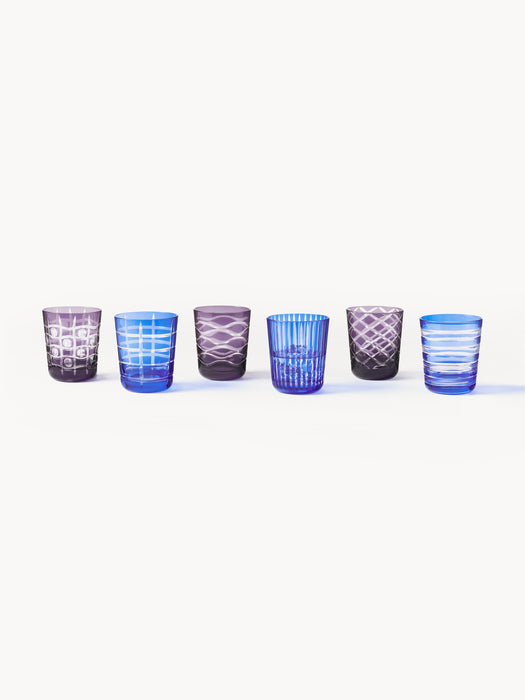 Tumblers Cobalt Set of 6