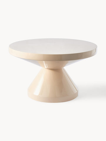 Zig Zag Round Coffee Table
