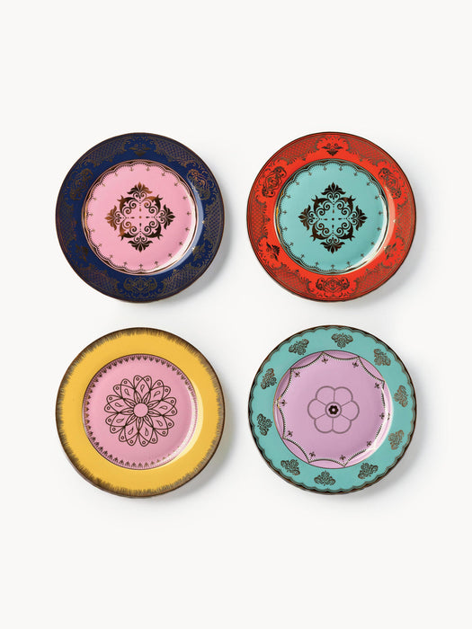 Grandpa Breakfast Plates, Set of 4