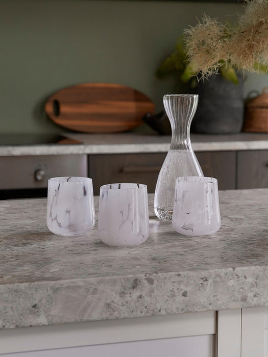 Handmade Speckled Glass Tumblers Oakley Set of 4