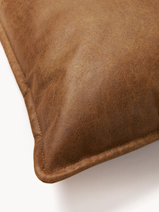 Lennon Large Leather Sofa Cushion, 50 x 80 cm