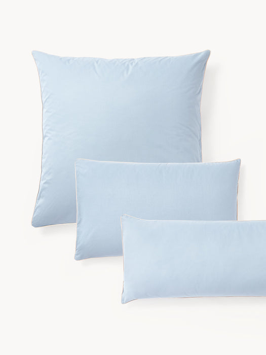 Cotton Percale Pillowcase Daria with Piping