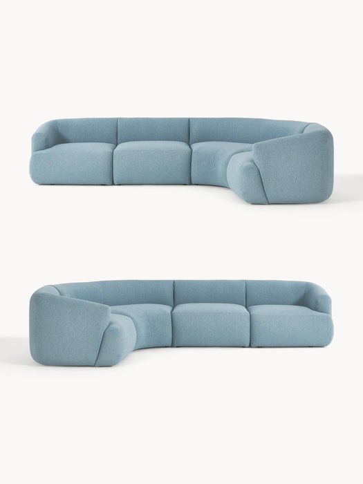 Modular Boucl Corner Sofa Sofia 4-seater