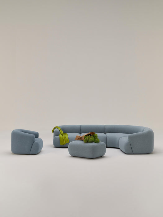 Modular Boucl Corner Sofa Sofia 4-seater