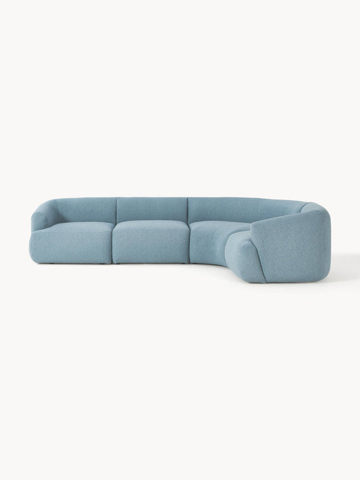 Sofia Modular Bouclé Corner Sofa (4-seater)