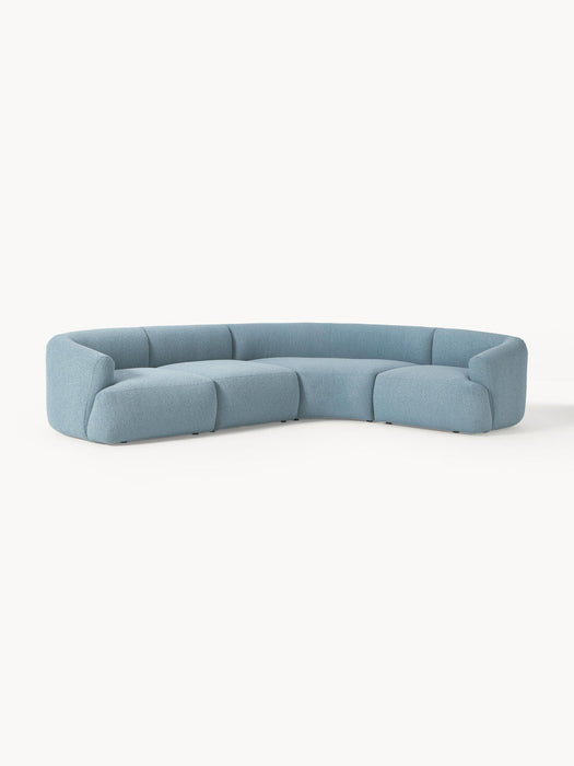 Sofia Modular Bouclé Corner Sofa (4-seater)