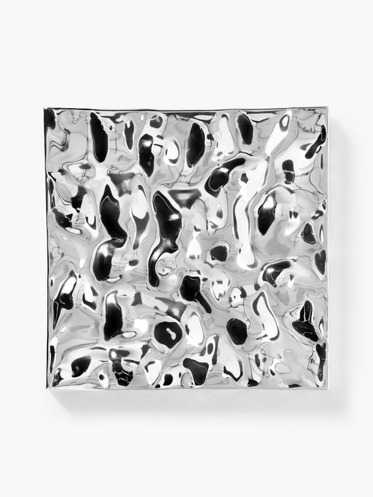 Wall Objects Splash with Hammered Surface Set of 2