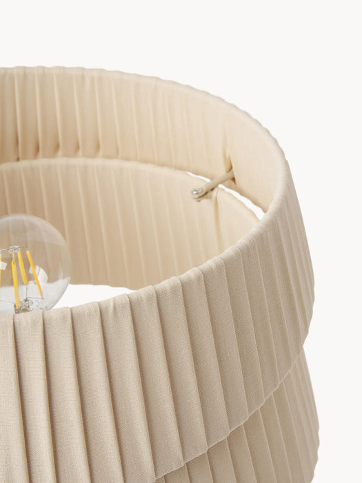 Table Lamp Nyla with An Asymmetrical Lampshade