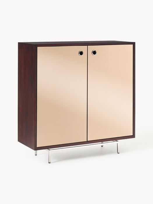 Highboard Scarlett with Mirrored Glass Doors