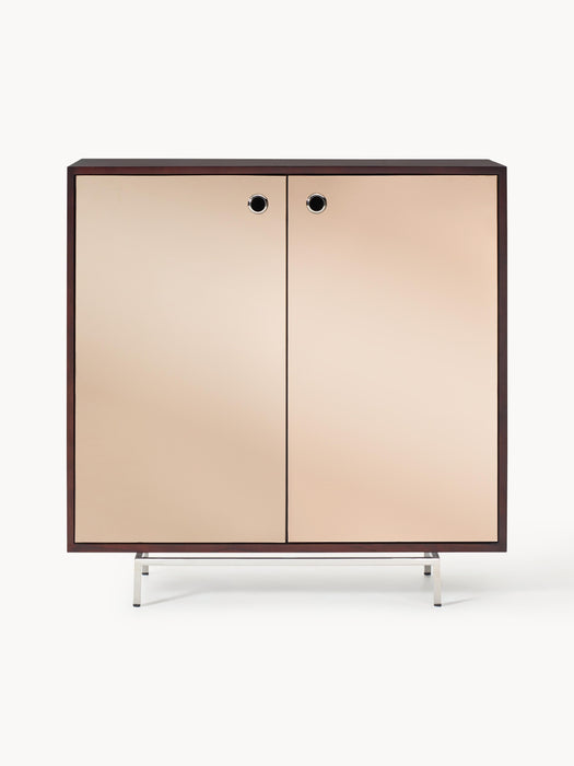 Highboard Scarlett with Mirrored Glass Doors
