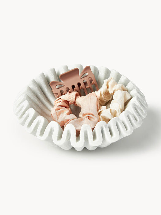 Handmade Decorative Marble Bowl Santorini 18 cm