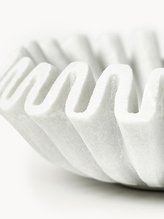 Handmade Decorative Marble Bowl Santorini 18 cm