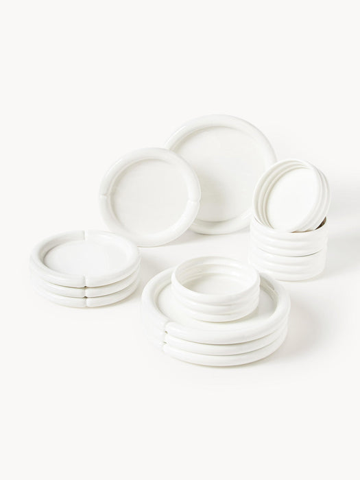 Maira Porcelain Tableware Set, 4 People, Set of 12
