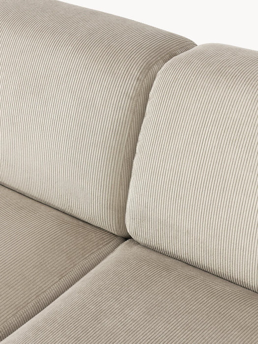 Corduroy Sofa Melva 4-seater