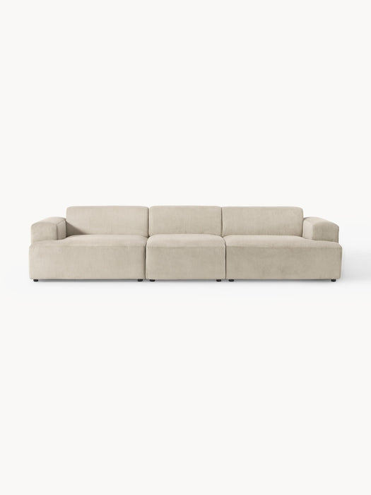Corduroy Sofa Melva 4-seater